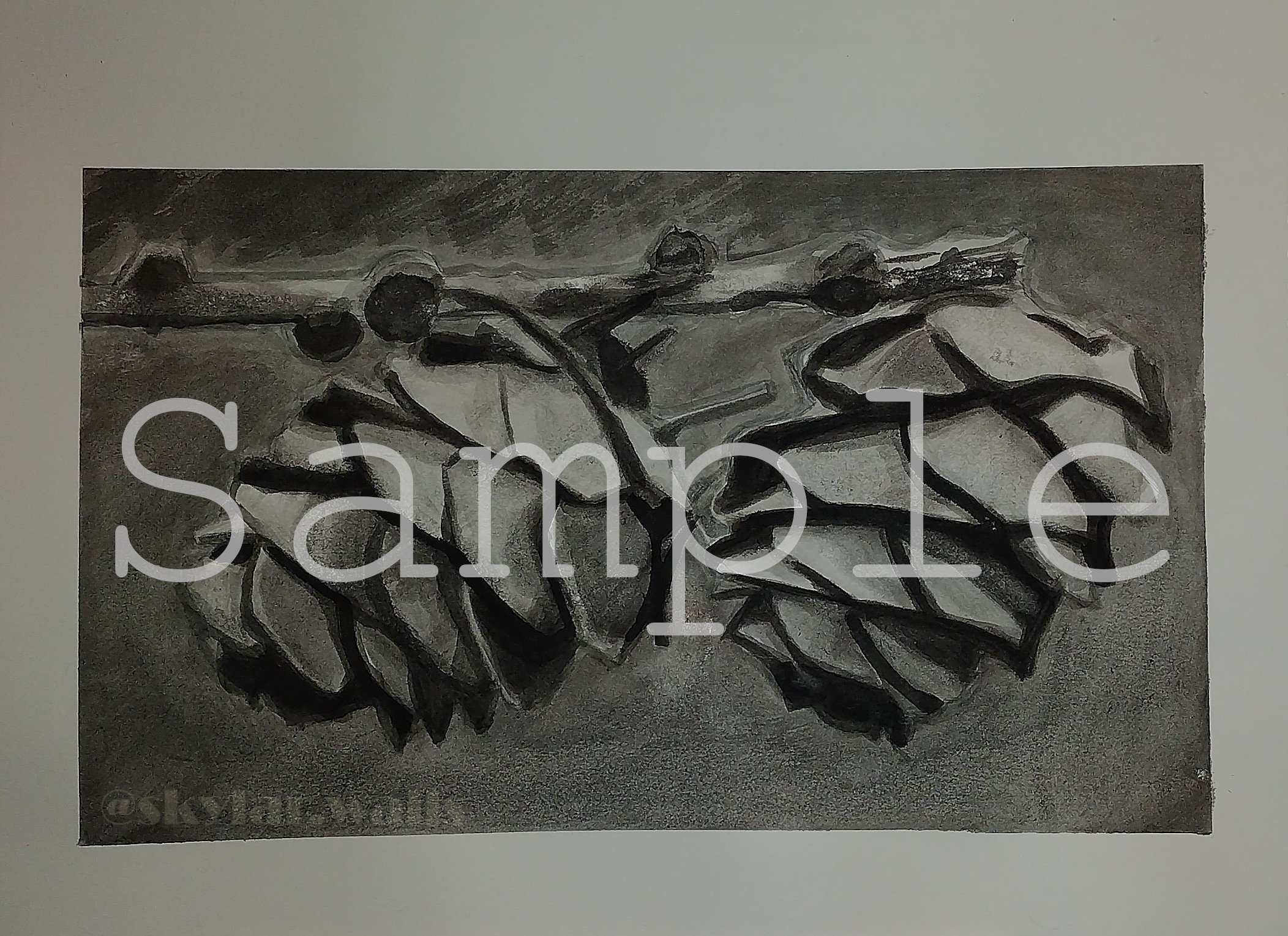 Commision B/W Drawing or Ink Painting
